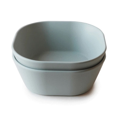 Mushie Square Dinnerware Bowl (set of 2) - Sage
