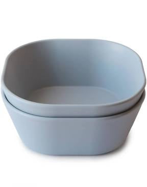 Mushie Square Dinnerware Bowl (set of 2) - Cloud